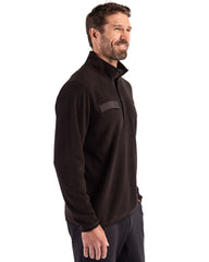 Cutter & Buck Fleece Cutter & Buck - Men's Woodland Recycled Fleece Snap Pullover