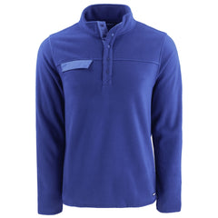 Cutter & Buck Fleece S / Tour Blue Cutter & Buck - Men's Woodland Recycled Fleece Snap Pullover