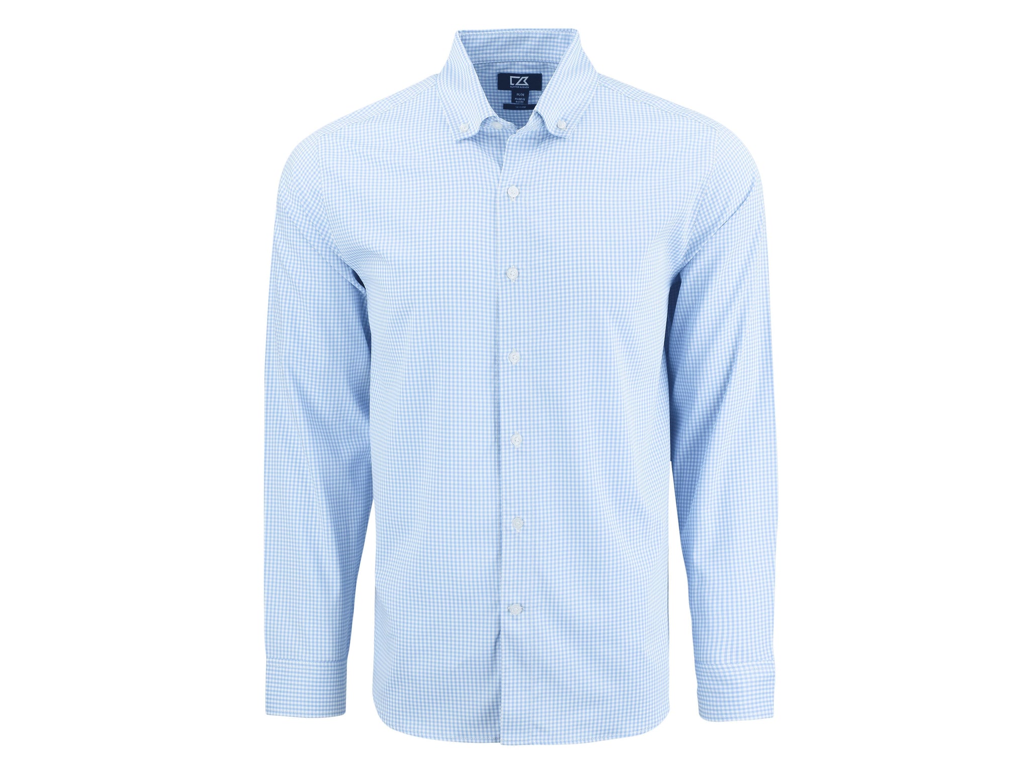 Cutter & Buck Woven Shirts S / Atlas/White Cutter & Buck - Men's Skyline Recycled Gingham Dress Shirt