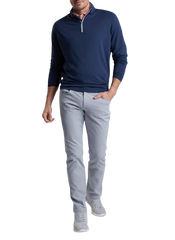 Peter Millar - Men's Perth Stretch Loop Terry Quarter-Zip - Navy