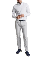 Peter Millar - Men's Perth Stretch Loop Terry Quarter-Zip - White