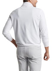 Peter Millar - Men's Perth Stretch Loop Terry Quarter-Zip - White