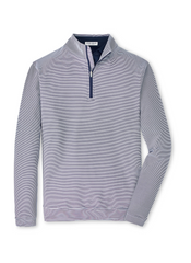 Peter Millar Layering S / Navy/White Peter Millar - Men's Perth Sugar Stripe Quarter-Zip