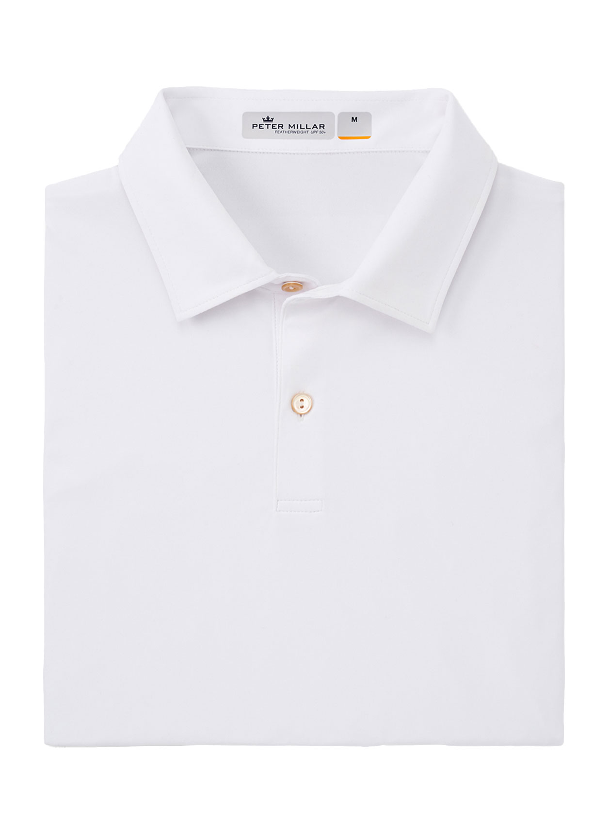 Peter Millar Polos S / White Peter Millar - Men's Featherweight Mélange Performance Polo - White