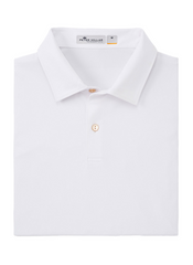 Peter Millar Polos S / White Peter Millar - Men's Featherweight Mélange Performance Polo - White