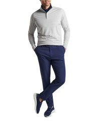 Peter Millar Layering Peter Millar - Men's Stealth Performance Quarter-Zip - British Grey