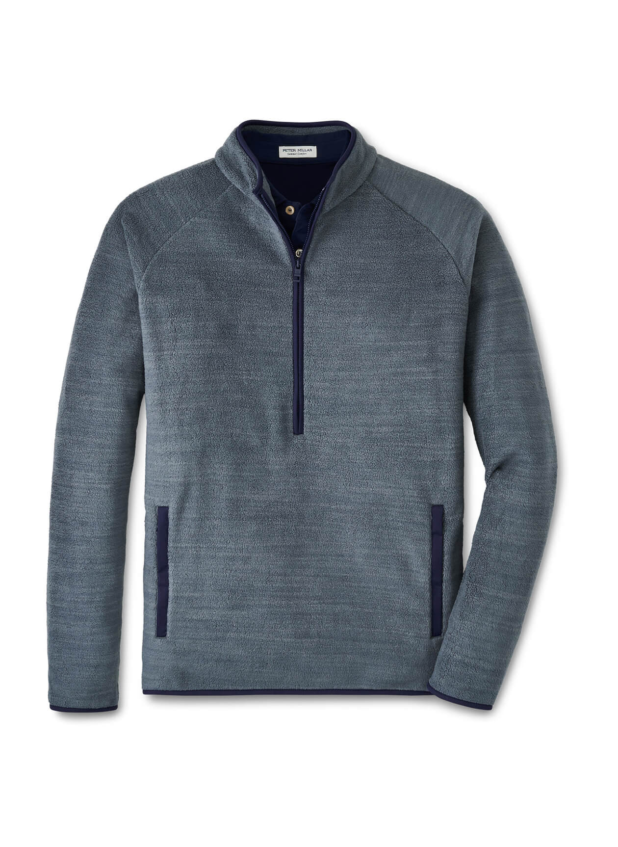 Peter Millar Layering S / Iron Peter Millar - Men's Fade Half-Zip - Iron