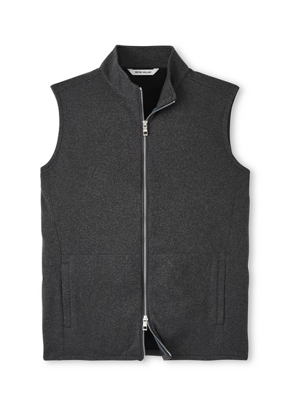 Peter Millar - Men's Crown Sweater Fleece Vest - Iron