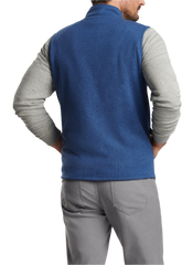 Peter Millar - Men's Crown Sweater Fleece Vest - Ocean Blue