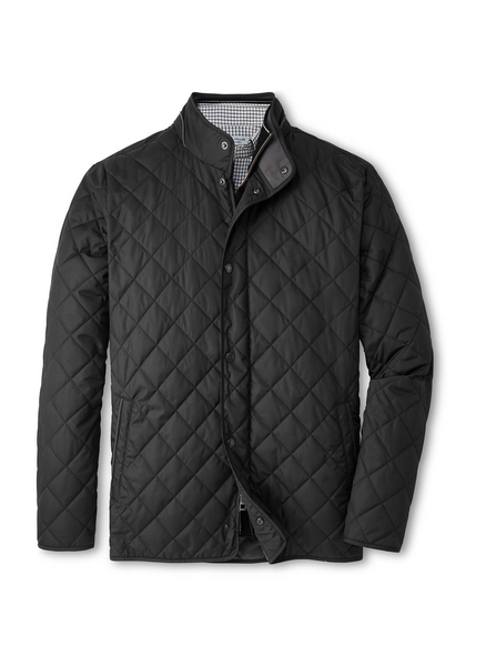 Peter Millar Outerwear S / Black Peter Millar - Men's Suffolk Coat - Black