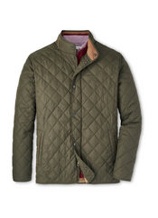 Peter Millar Outerwear S / Dark Olive Peter Millar - Men's Suffolk Coat - Dark Olive