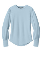 Mercer+Mettle Specialty Knits XS / Celestial Blue Mercer+Mettle - Women's Stretch Jersey Long Sleeve Blouson Top