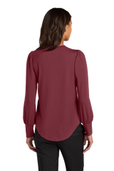 Mercer+Mettle Knit Top Mercer+Mettle - Women's Stretch Jersey Long Sleeve Blouson Top