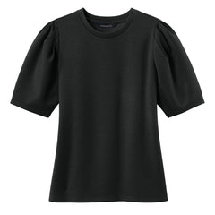 Mercer+Mettle Specialty Knits XS / Deep Black Mercer+Mettle - Women’s Short Sleeve Lite Spacer Top