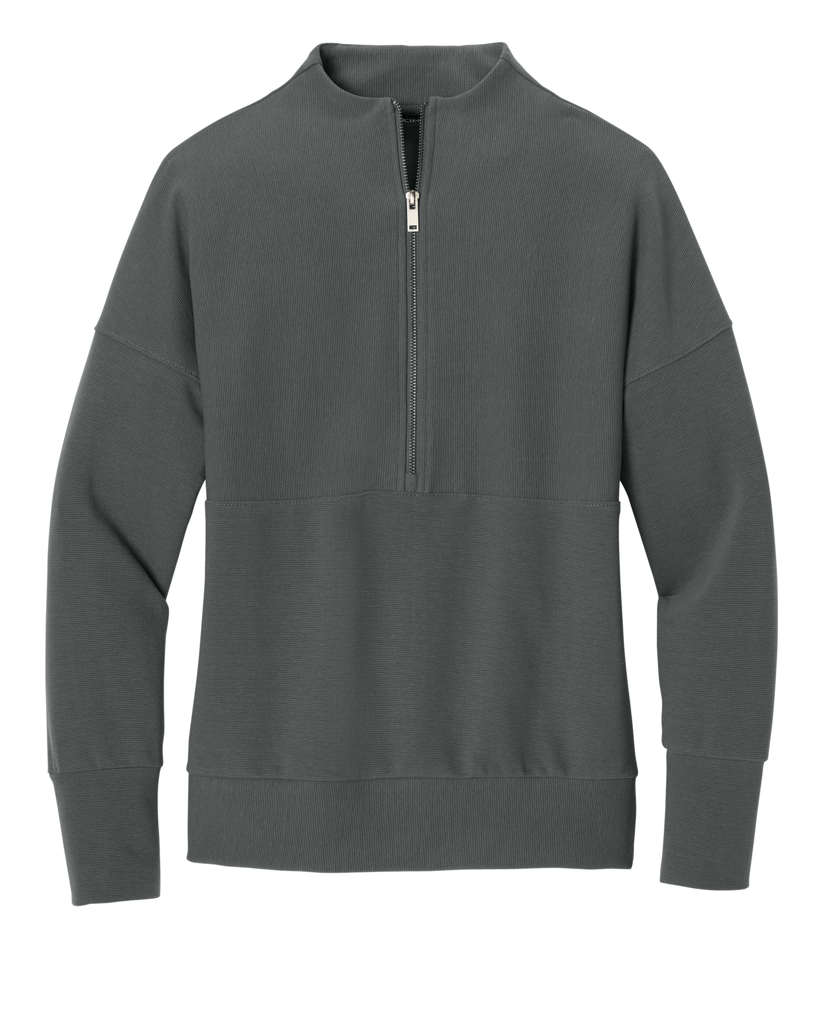Mercer+Mettle Layering XS / Storm Grey Mercer+Mettle - Women's Linear Texture 1/4-Zip