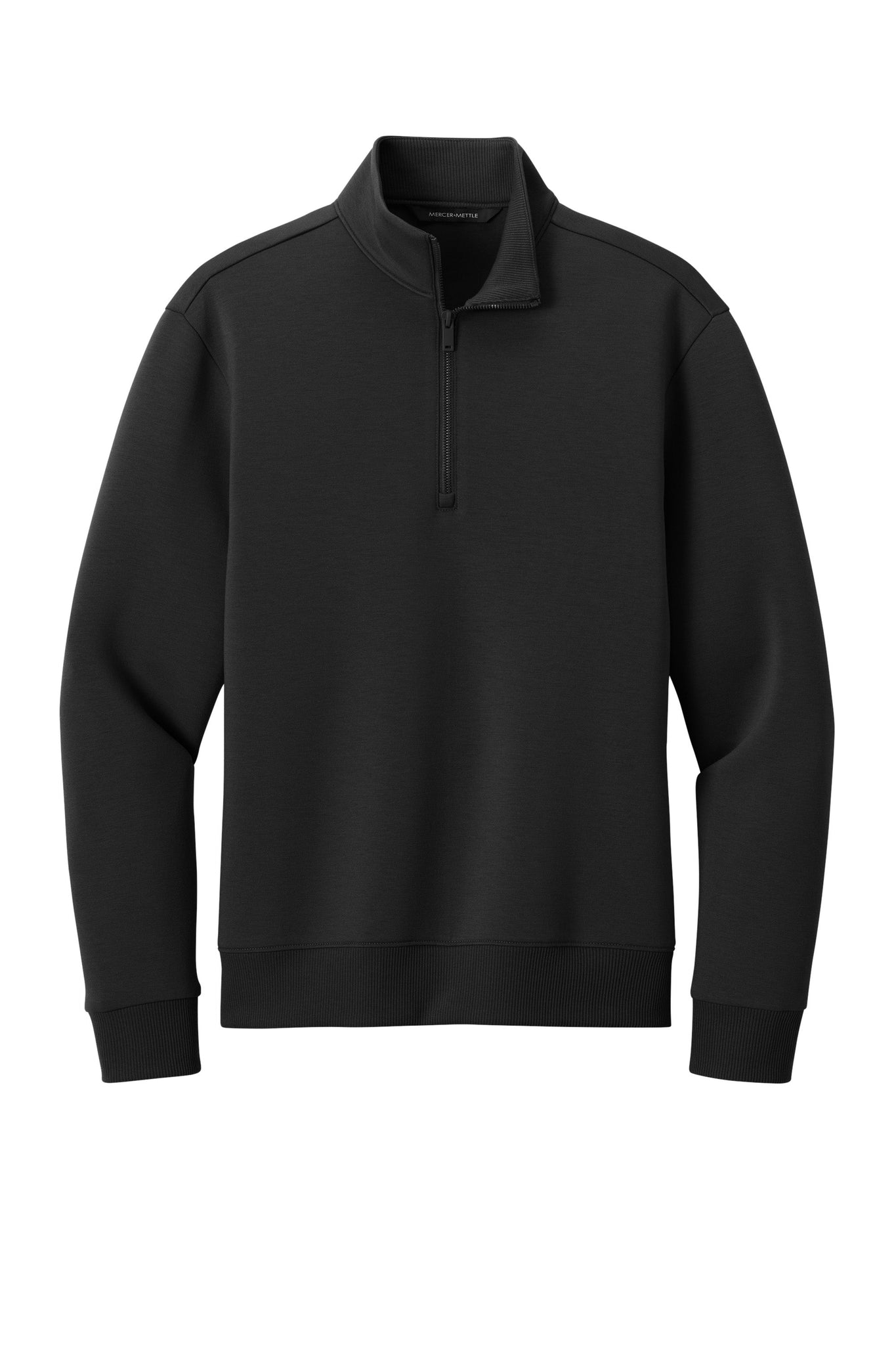 Mercer+Mettle Layering XS / Deep Black Mercer+Mettle - Men's Soft Spacer 1/4-Zip