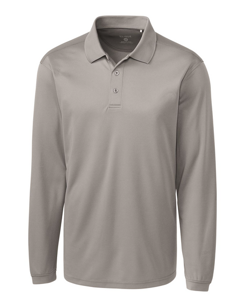 Cutter & Buck - Clique Men's Ice Pique Long Sleeve Polo