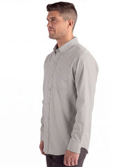 Clique by Cutter & Buck Woven Shirts Clique by Cutter & Buck - Men's Hustle Recycled Long Sleeve Button Down