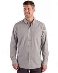 Clique by Cutter & Buck Woven Shirts Clique by Cutter & Buck - Men's Hustle Recycled Long Sleeve Button Down