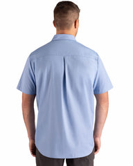 Clique by Cutter & Buck Woven Shirts Clique by Cutter & Buck - Men's Hustle Recycled Short Sleeve Button Down