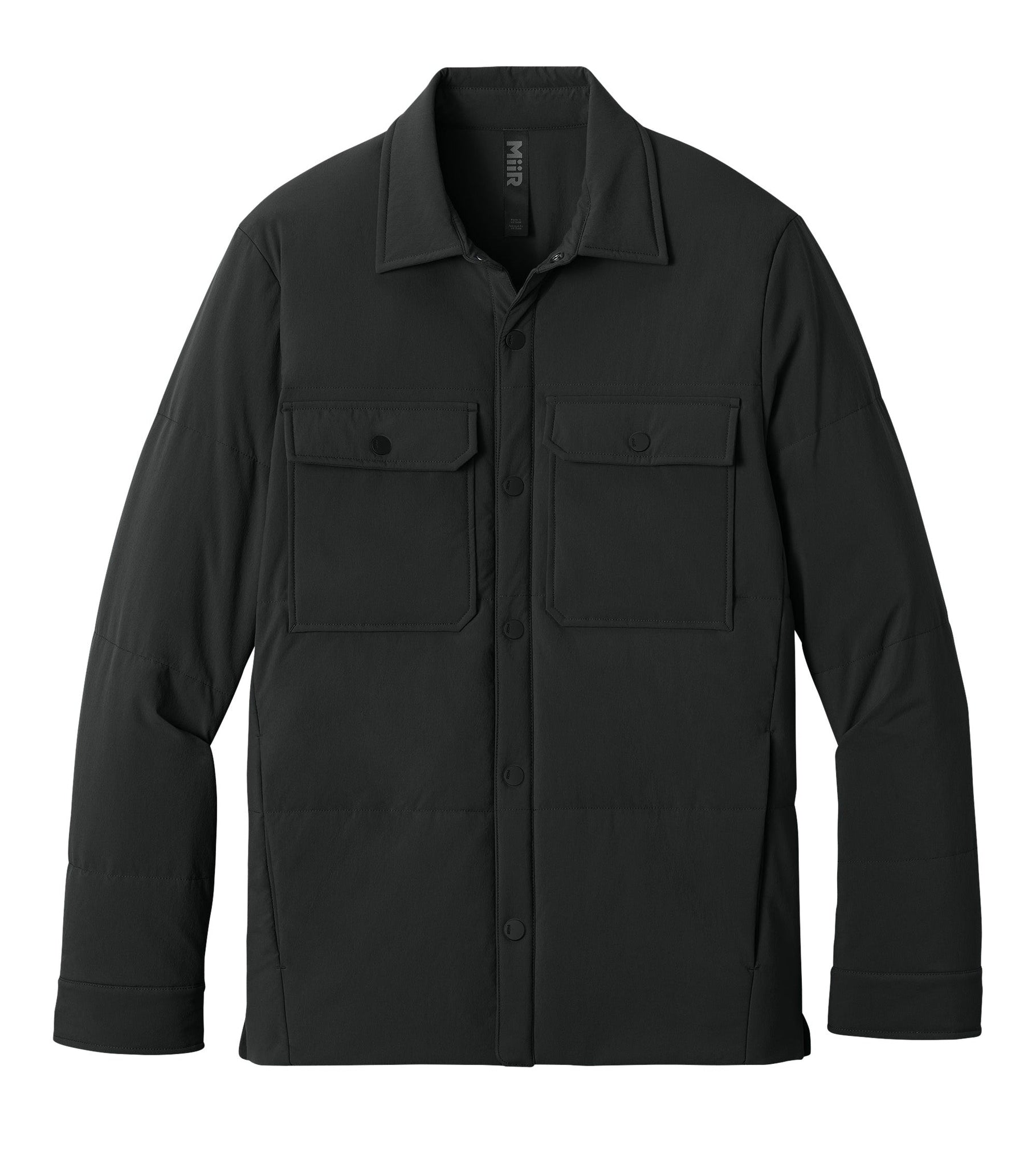 MiiR Outerwear XS / Pitch Black MiiR - Men's Sashiko Stretch Puffy Shacket