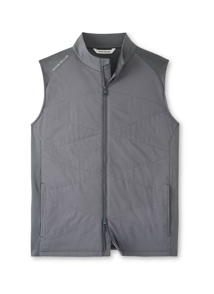 Peter Millar Outerwear S / Iron Peter Millar - Men's Fuse Hybrid Vest - Iron