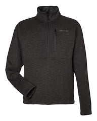 Marmot Fleece S / Black Heather Marmot - Men's Drop Line Half-Zip Fleece Jacket
