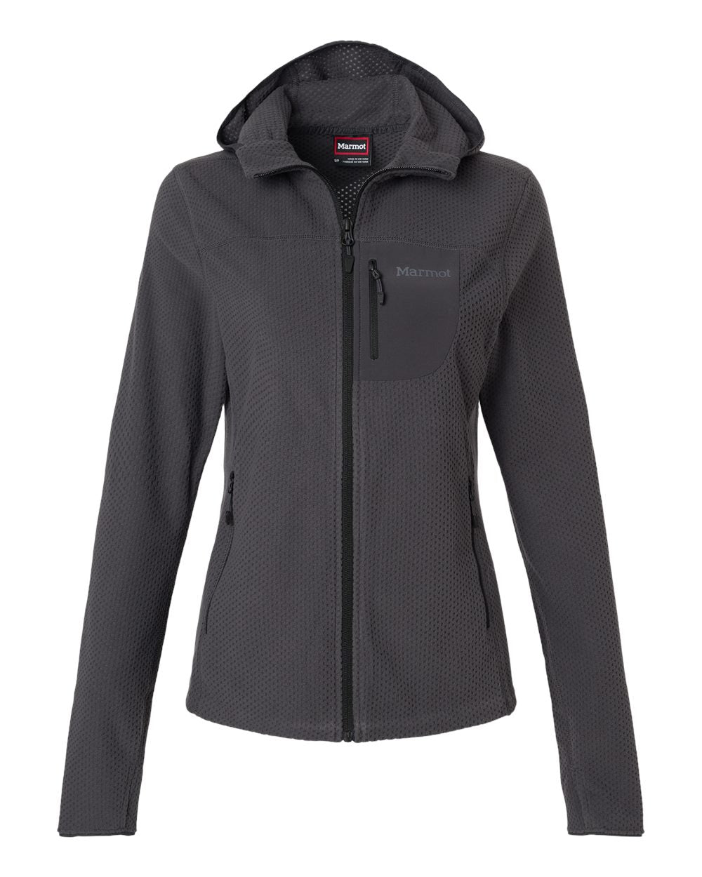 Marmot Fleece XS / Blackened Marmot - Women's Air Fleece Hooded Jacket