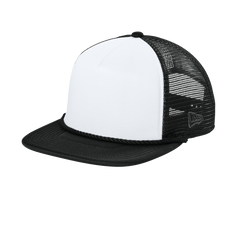 New Era Headwear One Size / White/Black/Black New Era - Foam Rope Trucker Cap