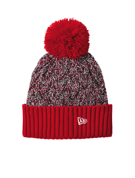 New Era Headwear One Size / Scarlet/Black/White New Era - Marled Knit Pom Beanie
