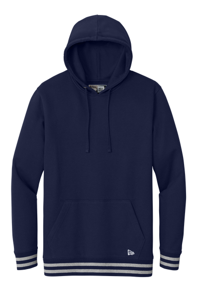 New Era - Men's Comeback Fleece Pullover Hoodie w/ Striped Hem