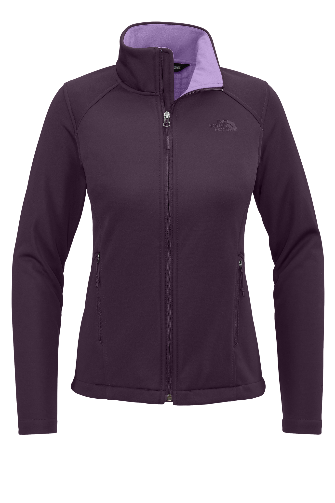 The North Face Outerwear S / Blackberry Wine The North Face - Women's Chest Logo Ridgewall Soft Shell Jacket