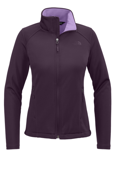 The North Face Outerwear S / Blackberry Wine The North Face - Women's Chest Logo Ridgewall Soft Shell Jacket