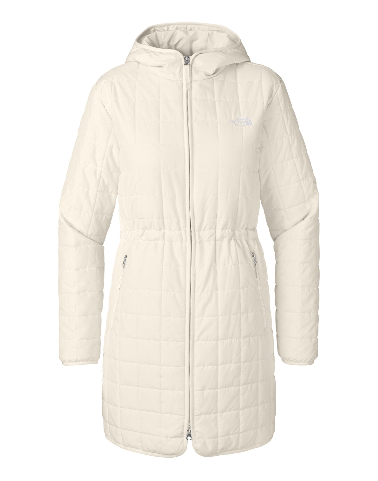 The North Face Outerwear S / White Dune The North Face - Women’s Iron Drift Quilted Hooded Parka
