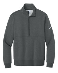 Nike Layering Nike - Men's Club Fleece Heathered Sleeve Swoosh 1/2-Zip