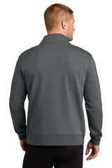 Nike Layering Nike - Men's Club Fleece Heathered Sleeve Swoosh 1/2-Zip