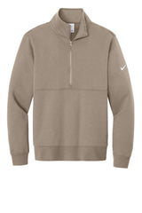 Nike Layering XS / Khaki Nike - Men's Club Fleece Sleeve Swoosh 1/2-Zip