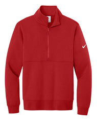 Nike Layering XS / University Red Nike - Men's Club Fleece Sleeve Swoosh 1/2-Zip