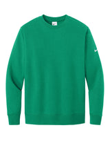 Nike Sweatshirts XS / Stadium Green Nike - Men's Club Fleece Sleeve Swoosh Pullover Crew