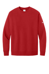 Nike Sweatshirts XS / University Red Nike - Men's Club Fleece Sleeve Swoosh Pullover Crew
