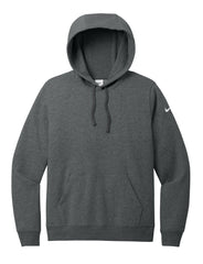 Nike Sweatshirts S / Charcoal Heather Nike - Women's Club Fleece Sleeve Swoosh Pullover Hoodie