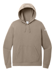 Nike Sweatshirts S / Khaki Nike - Women's Club Fleece Sleeve Swoosh Pullover Hoodie
