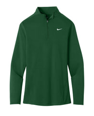Nike Layering S / Dark Green Nike - Women's Dri-FIT Stride 1/2-Zip