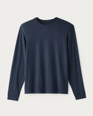 Rhone T-Shirts True Navy / S Rhone - Men's Origin Long Sleeve Tee - Slim Fit