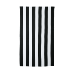 Threadfellows Curated Collection Blankets & Towels One Size / Black Port Authority - Cabana Stripe Beach Towel