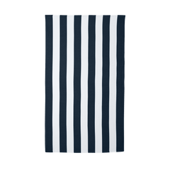 Threadfellows Curated Collection Blankets & Towels One Size / Navy Port Authority - Cabana Stripe Beach Towel