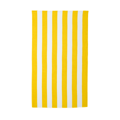 Threadfellows Curated Collection Blankets & Towels One Size / Sunflower Yellow Port Authority - Cabana Stripe Beach Towel