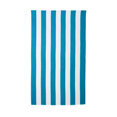 Threadfellows Curated Collection Blankets & Towels One Size / Turquoise Port Authority - Cabana Stripe Beach Towel