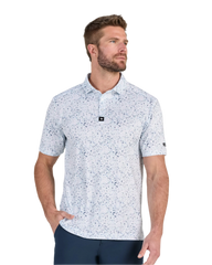 Bad Birdie Polos S / Paint Splatter 3 Navy Bad Birdie - Men's Paint Splatter 3 Navy Polo