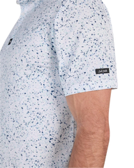 Bad Birdie Polos Bad Birdie - Men's Paint Splatter 3 Navy Polo